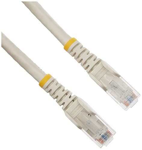 Image of StarTech.com 1m CAT6 Ethernet Cable - White CAT 6 Gigabit Ethernet Wire -650MHz 100W PoE RJ45 UTP Network/Patch Cord Snagless w/Strain Relief Fluke Tested/Wiring is UL Certified/TIA (N6PATC1MWH)