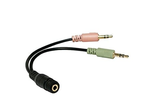 Image of LogiLink CA0020 LogiLink 4-Pin 3.5 mm Stereo Female to 3-Pin Stereo Male Audio Jack Adapter