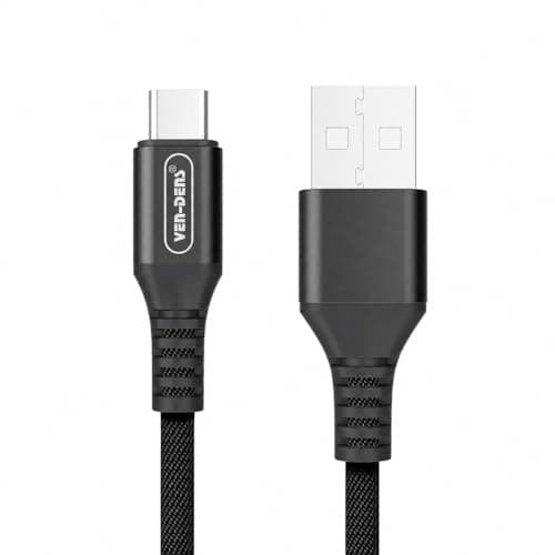 Image of 3A USB C Cable [1.5 M] Nylon Braided TYPE C Charger Fast Charging Cable For Samsung Galaxy Z Flip 7 6 5 4 3 /Z Fold 7 6 5 4 3/A53 5g/A33 5g/A04s/A04/A03s/A52s 5g/Z Flip 3/A22/A12/A52 (Black)