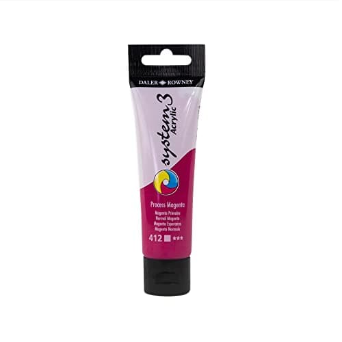 Image of Daler-Rowney System3 Acrylic Paint, Plastic Tube, 2oz - 59 ml, Process Magenta