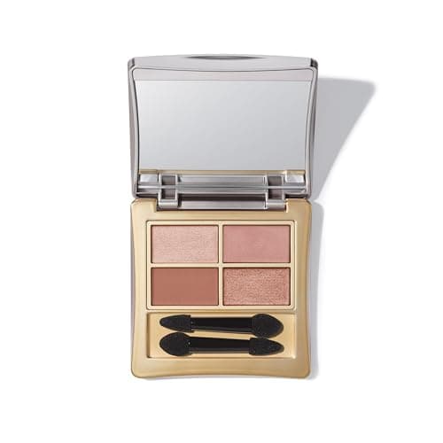 Image of Elizabeth Arden Eyeshadow Quad in Profoundly Pink, 3g, Mineral-based, Talc-free Formula, Vegan Eyeshadow for a Long-Wear, Smudge-free, Velvet Finish