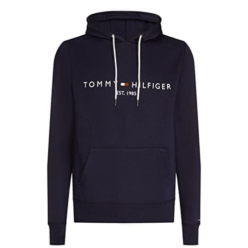 Image of Tommy Hilfiger Men’s Core Tommy Logo Hoodie, Blue (Sky Captain), S