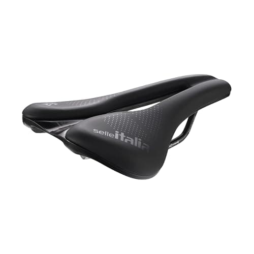 Image of Selle Italia Novus Boost EVO Gravel TM Superflow - Gravel Bike Saddle Extra Padded Superflow Cutout Manganese Frame - Size L3, Black
