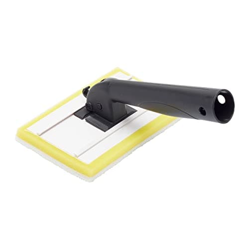 Image of Fit For The Job Click System 6 inch x 4 inch Paint Pad And Handle Set - High Capacity Fabric for Rapid and Accurate Coverage With Emulsion Paints On Indoor Walls and Ceilings
