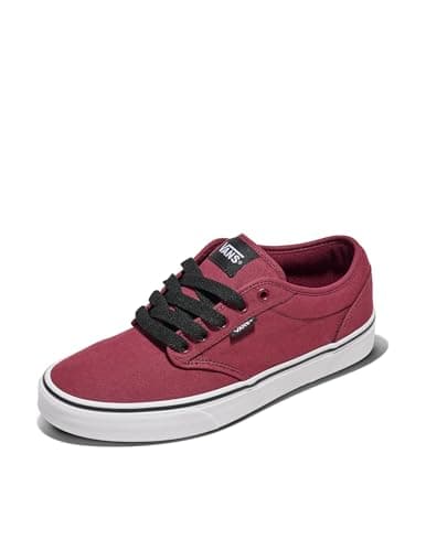 Image of Vans Men's Mn Atwood Sneaker, White Canvas Oxblood White, 8 UK