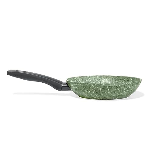 Image of Prestige Eco 20cm Non Toxic Non Stick Frying Pan – Induction Hob Pan, PFOA Free Cookware, Oven & Dishwasher Safe, Made in Italy of Recycled Materials, Green