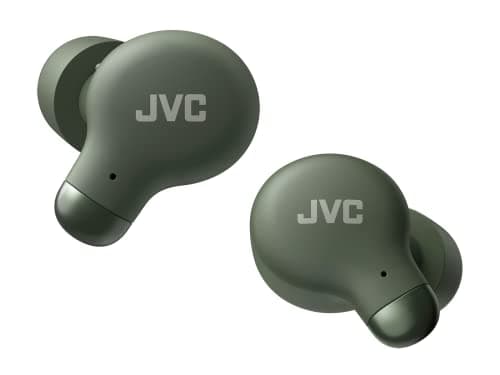 Image of JVC HA-Z250T-G Noise Cancelling Bluetooth Wireless Memory Foam Earbuds, Comfortable Fit, Sound, Low Latency mode, 28-hour of Battery Life, Single Ear Use (Green)