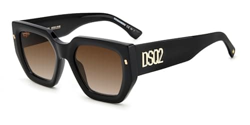 Image of Dsquared D2 0031/s 2M2/HA BLACK GOLD Sunglasses Unisex Acetate, Standard, 53