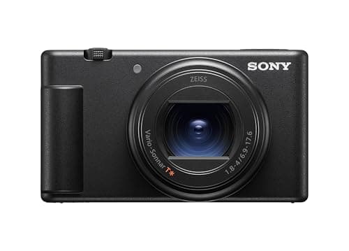 Image of Sony Vlog Camera ZV-1 II | Digital camera (Vari-angle screen for vlogging, wide angle zoom lens, 4K video, multi-directional microphone) Black