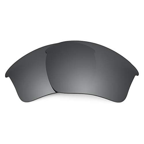 Image of Revant Replacement Lenses compatible with Oakley Half Jacket 2.0 XL OO9154 Sunglasses - Polarized Mirrored Black Chrome