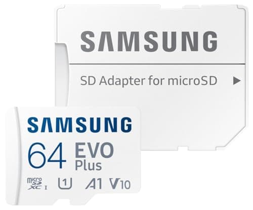 Image of Samsung EVO Plus 64GB 4K Ready MicroSDXC Card UHS-I U1 with SD Adapter