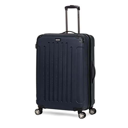 Image of Kenneth Cole Reaction Renegade_collection, Navy Blue, 28-Inch Checked, Renegade_collection