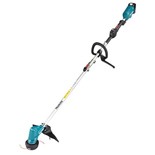 Image of Makita DUR191LRT8 18V Li-ion LXT Brushless Line Trimmer Complete with 1 x 5.0 Ah Battery and Charger, Blue