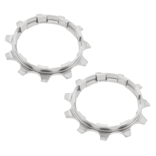 Image of Create idea 2PCS 10 Speed 11T Steel Bicycle Cassette Cog Single Speed Freewheel Compatible with Shimano HG Series for Mountain and Road Bikes, Silver