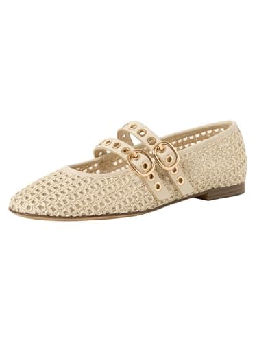 Image of Tamaris Women's ballerina with strap flat beige 5 UK