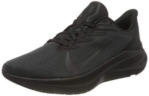 Image of Nike WMNS NIKE ZOOM WINFLO 7, Women’s Running Shoe, Black/Black-Anthracite, 9 UK (44 EU)