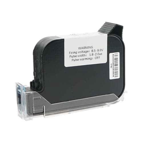Image of JWMGKJ JWM Quick-Dry Ink Cartridge for Handheld Inkjet Printer, 42ml, Black Ink, for 2-12.7mm Print Height
