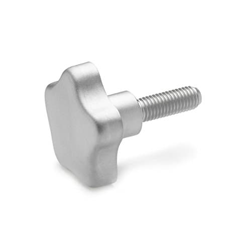 Image of Ganter Normelemente GN 5334-40-M8-20 Stainless Steel Star Grip Screws, Diameter d1: 40mm Thread: M8x20mm