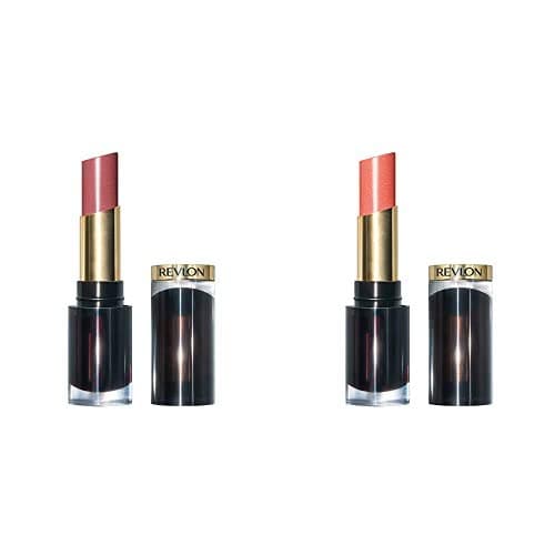 Image of Revlon Super Lustrous Glass Shine Glossed Up Rose + Super Lustrous Glass Shine Dewy Peach