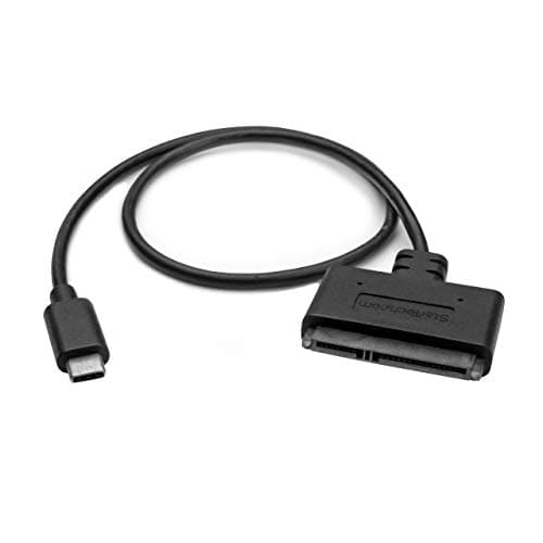 Image of StarTech USB31CSAT3CB USB 3.1 GEN 2 ADAPTER CABLE USB C CNCTR FOR 2.5IN SSD HDDS - (Storage > Cabinets Enclosures Caddy)
