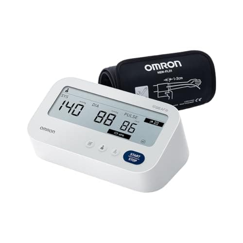 Image of OMRON X3 Comfort AFib, Clinically Validated Upper Arm Blood Pressure Monitor for Home Use, Intelli Wrap Cuff Included (22-42cm), AFib Detection, Blood Pressure Machine with 3X Measurement Function