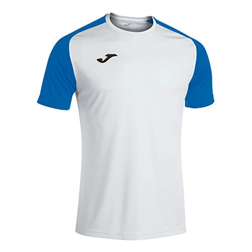 Image of Joma Men's Short Sleeve T-Shirt - 7XS - 2XL - Academy IV White Royal