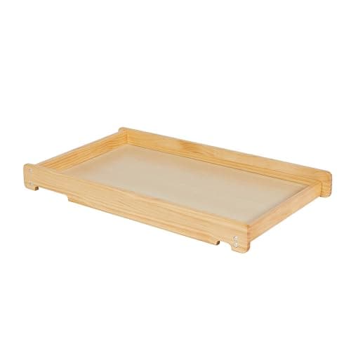 Image of Ickle Bubba Coleby Universal Cot Top Changer – Premium New Zealand Wood, Fits Most Cots & Cot Beds, Suitable from Birth to 12 Months, Easy Clean, Compact Changing Solution (Pine)