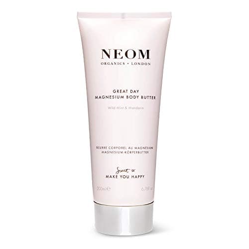 Image of NEOM Great Day Magnesium Body Butter, 200ml I Wild mint and mandarin I Essential Oils I Zingy and Uplifting I Nourush and soften skin