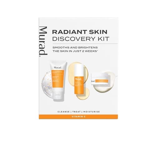 Image of Murad Radiant Skin Discovery Kit, 60ml Essential-C Cleanser, 10ml Vita-C Glycolic Brightening Serum, 7.5ml Essential-C Firming Radiance Day Cream