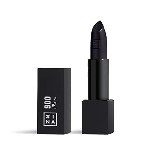 Image of 3INA MAKEUP - The Lipstick 900- Black Lipstick with Vitamin E & Shea Butter - Long Lasting Matte Creamy Lip Colour