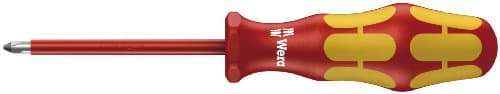 Image of Wera 006159 Kraftform 162 VDE Insulated Screwdriver Phillips Tip 2 x 200mm