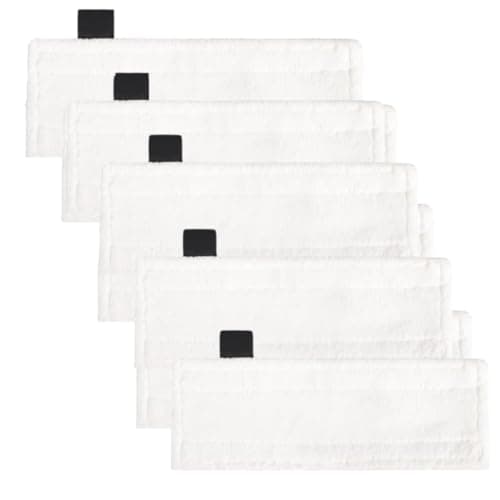 Image of 5 Pack Steam Cleaner Pads For Karcher Easyfix Sc2 Sc3 Sc4 Sc5 Series Spare Microfibre Floor Cloths Compatible with the Floor Nozzle Alternative to 28632590