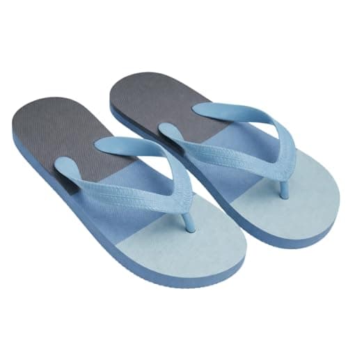 Image of Octave® Boys Flip Flops,Summer Beach Sandals for Kids,Boys Sliders With Non-Slip Sole,Lightweight Pool & Holiday Sliders,Beach Footwear,Gift for Children and Teens(UK Junior 11/12-EURO 30/31,Blue Mix)