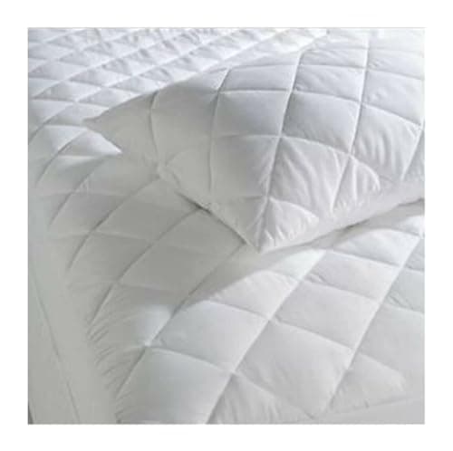 Image of Casabella Extra Deep Quilted Matress Protector 12" Fitted Bed Cover Polycotton Mattress Protectors (Single, Quilt)