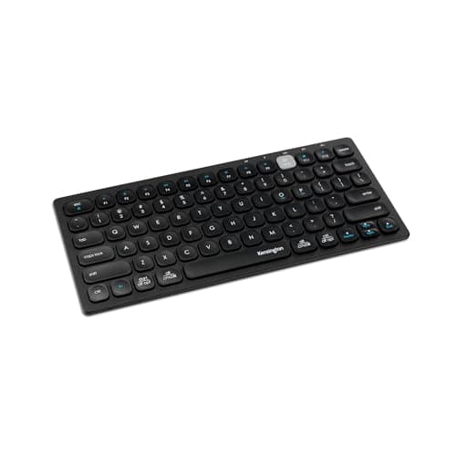 Image of Kensington Multi-Device Dual Wireless Compact Keyboard Black Bluetooth QWERTY UK English