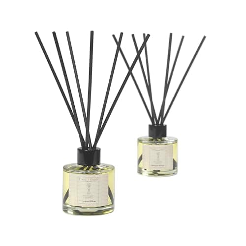 Image of Hassett Green London Boutique Classics Lemongrass & Ginger - Reed Diffuser Duo Set - 2 x 125ml - Reduced Packaging