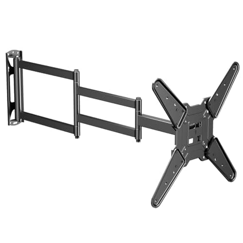 Image of Suptek Corner TV Mount with 40 inch Extension Arm, Long Arm TV Mount for Most 26-65 Inch TVs, Swivel and Tilt Full Motion TV Bracket Max VESA 400x400mm, Holds up to 88 lbs, A1L