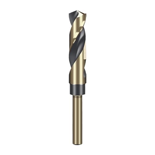 Image of LEPEVNEY 20mm Reduced Shank Twist Drill Bit with 10mm Round Shank for Stainless Steel Aluminum Alloy Metal Copper Plastic Wood, Made of High Speed Steel 4341