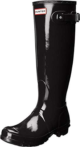 Image of HUNTER Women's Original Tall Rain Boot - Black - 7