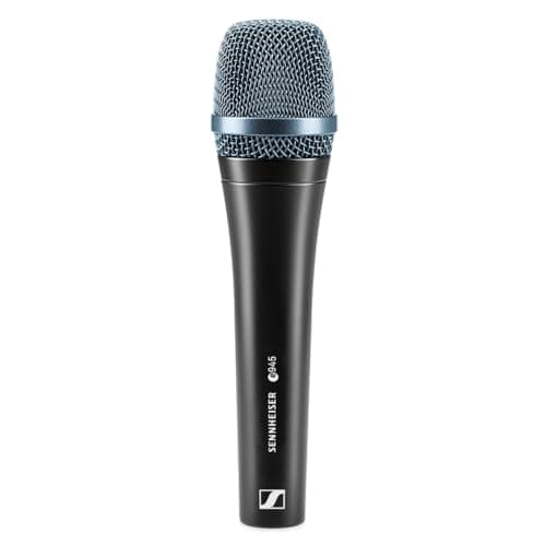 Image of Sennheiser e 945 Dynamic Supercardioid Handheld Microphone | For Live Vocals & Demanding Stage Environments | High Feedback Rejection | Black (009422)