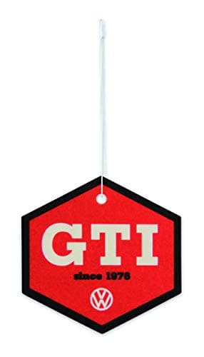 Image of BRISA VW Collection - Volkswagen Air Freshener, Room Freshener, Deodorizer for Cars Golf GTI Motif (GTI The Legend/Coconut/Red & Black)