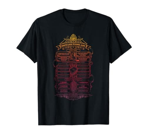 Image of Harry Potter School List T-Shirt