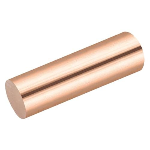 Image of sourcing map 1 Pack Pure Copper Round Rod 32mm/1 1/4 Inch Diameter 100mm/4 Inch Length Solid Copper Rod Lathe Bar Stock for DIY Metal Craft Metal Working Hobbies