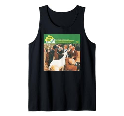 Image of The Beach Boys Pet Sounds Album Cover Band Photo Tank Top