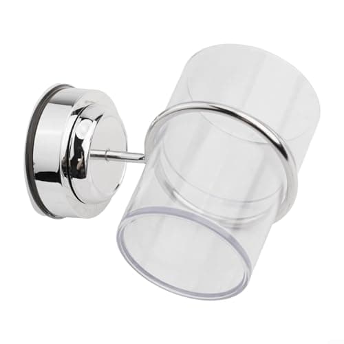Image of Marchfunny Suction Cup Toothbrush Holder For Bathroom Organisation Stainless Steel Wall Mounted Tumbler Stand