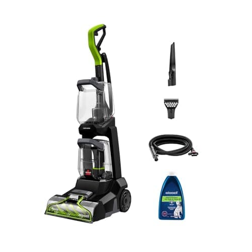 Image of BISSELL PowerWash Pet, Carpet Cleaner, Carpet Stain Remover for Pet Dirt & Dander Allergens, Upholstery Cleaner with 600W Suction, Lightweight, Two-Tank Technology, Corded, 3878E