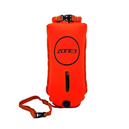 Image of ZONE3 Swim Safety Buoy/Dry Bag 28L (Hi Vis Orange)