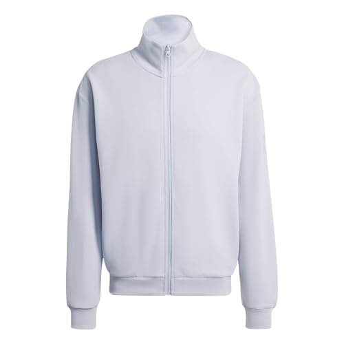 Image of adidas Men's SOFT LUX TRACK TOP, halo silver, XL