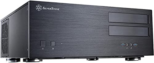 Image of SilverStone SST-GD08B - Grandia HTPC ATX Computer Case, Silent High Airflow Performance, black