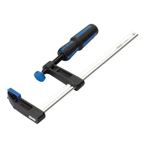 Image of Draper F-Clamp, 200mm - 18944 - Soft Grip, Protective Jaw Guards